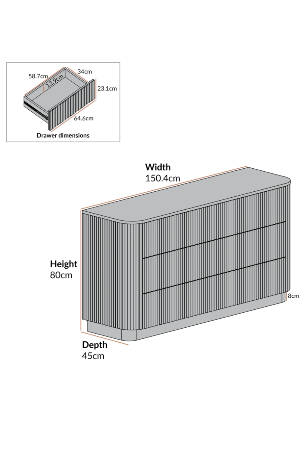 Thrissur 6 Drawer Chest