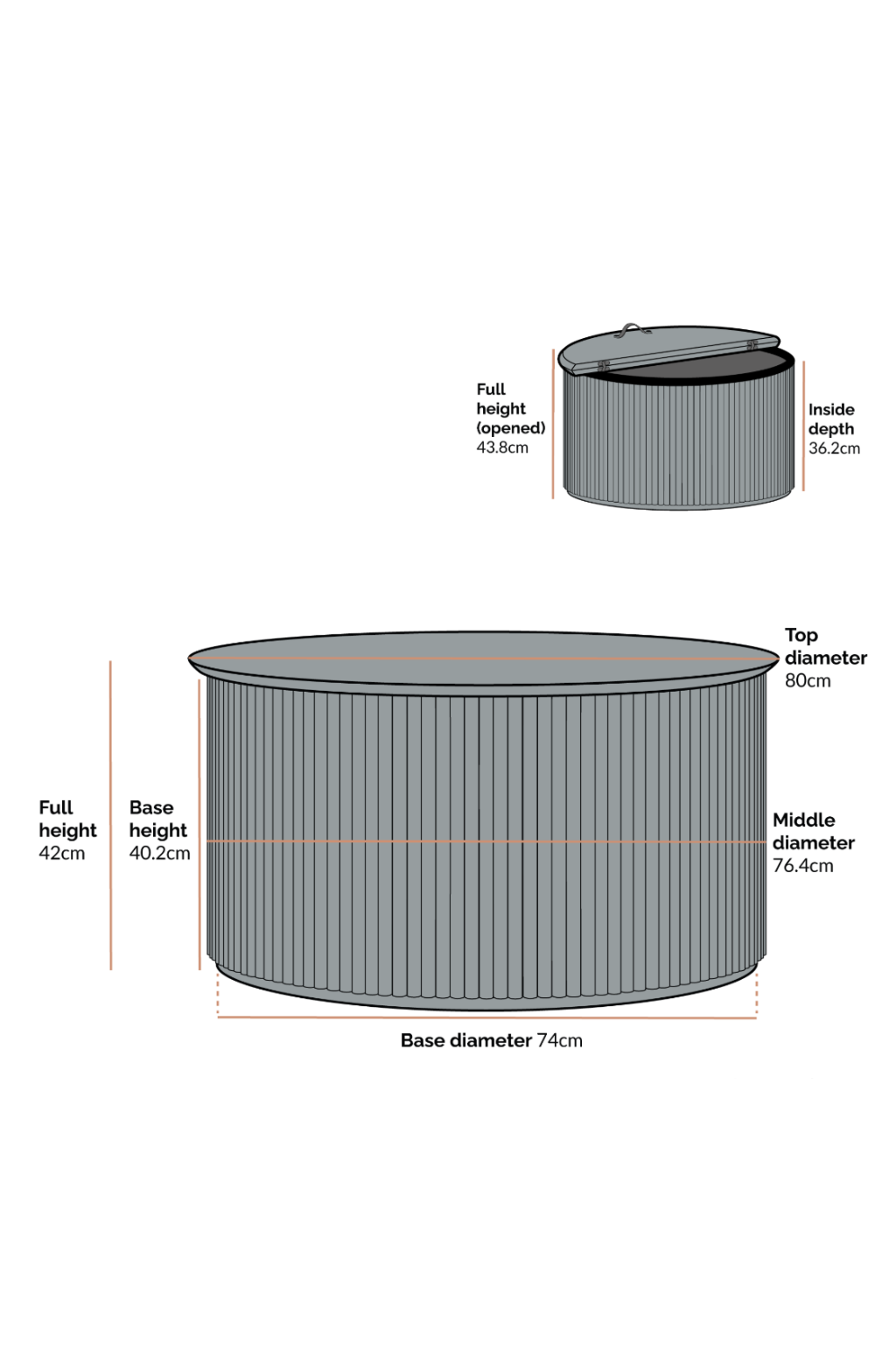 Thrissur Storage Coffee Table