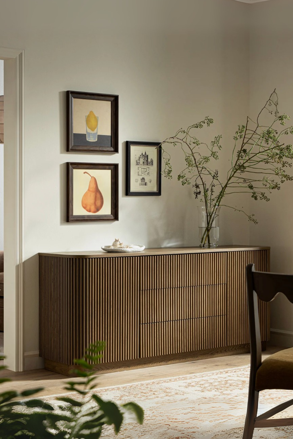 Thrissur 3 Section Sideboard
