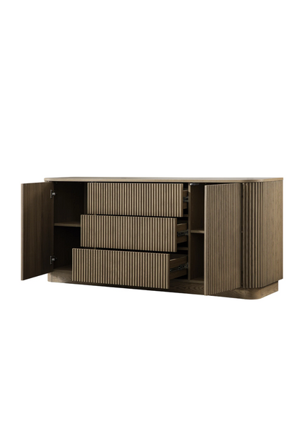 Thrissur 3 Section Sideboard