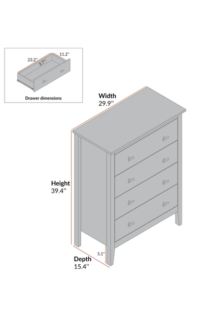 Patnam 4 Drawer Chest