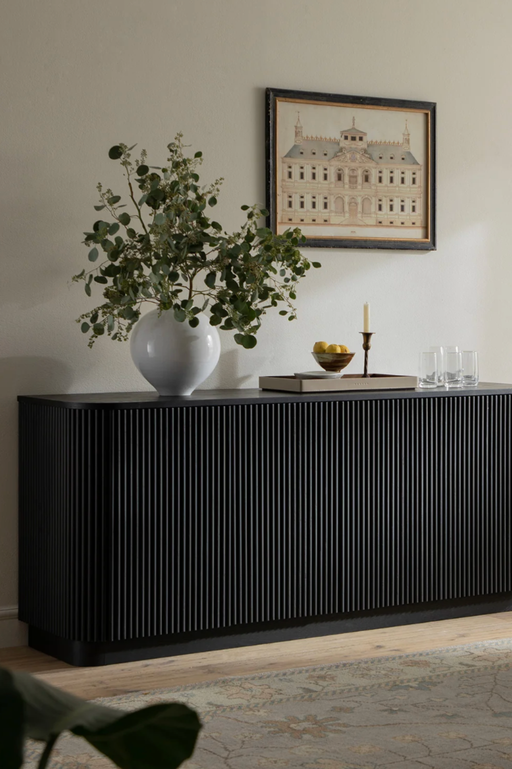 Thrissur 4 Section Sideboard