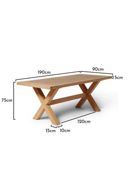 Ajmer Dining Table and Bench Set